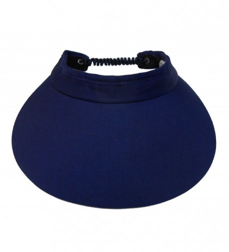 Cushees Coil Back Sun Visors [style 221] - Navy - CD11CXV8PFX