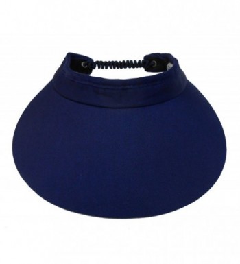 Cushees Coil Back Sun Visors [style 221] - Navy - CD11CXV8PFX