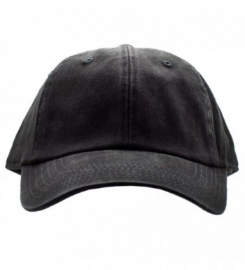 American Needle Blank Ragaln Washed Hat in Black - CS12NUCBYH1