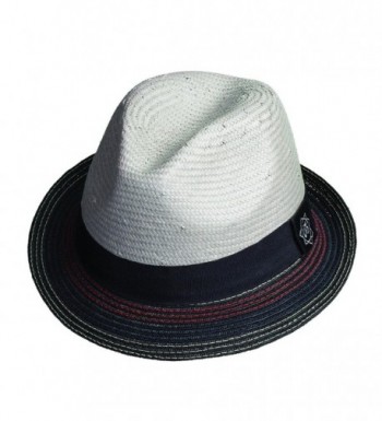 Santana Holistic Toyo Pinch/braid Fedora Hat - Grey - CR11JBLC09Z