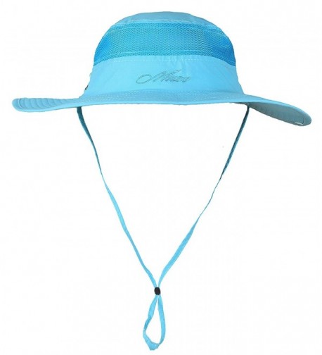 Nanji Camping Hat Outdoor Quick-Dry Hat Sun Hat Fishing Cap - Azure1 - C0186QGECKS