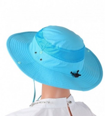 Camping Outdoor Quick dry Fishing azure1 in Women's Sun Hats