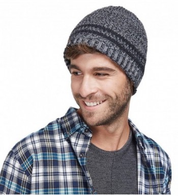 lethmik Merino Beanie Winter Stripe in Men's Skullies & Beanies