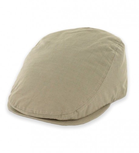 Belfry Street Tonic Lightweight Cotton Ripstop Ivy Cap in 4 Colors - Tan - C112G8TK9PT