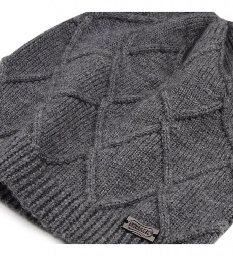 Winter Cashmere Slouchy FURTALK Designed in Women's Skullies & Beanies