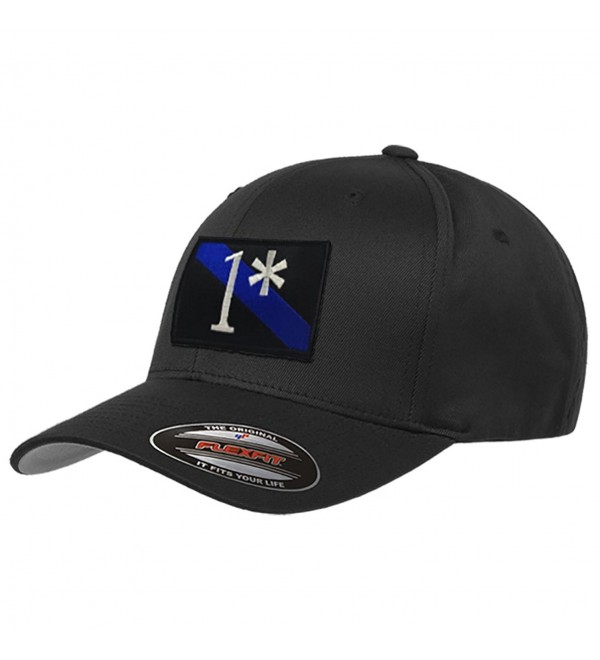 1 Asterisk Thin Blue Line Flexfit Hat - CK18326TKC6