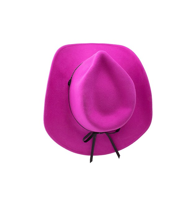 Wrangler Tickled Pink Shapeable Soft Wool Felt Cowgirl Hat C2184KA673U