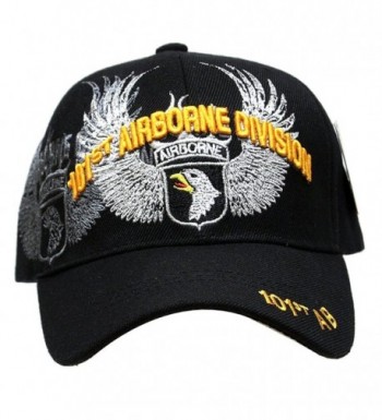 Embroidered U.S. Army Veteran Marine Navy Air Force Military U.S. Warriors Baseball Cap Hat - AIRBORNE 101st - CL11IVD26CP