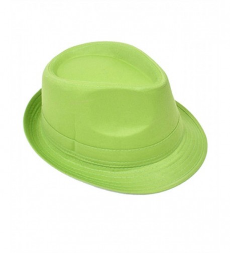 Playful & Colorful Fedora Hat - Green - CT11803OAKV