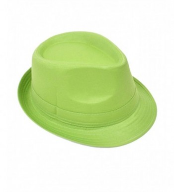 Playful & Colorful Fedora Hat - Green - CT11803OAKV