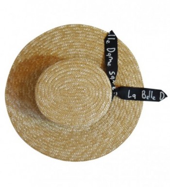 MAISON COCO Natural Adjustable Letter in Women's Fedoras