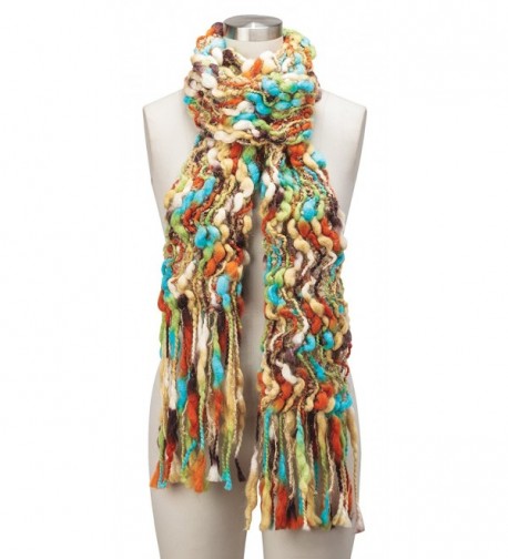 Womens Colorful Open Weave Scarf in Fashion Scarves