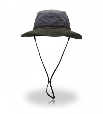 TARTINY UPF50+ Fishing cap Fashion Cool Outdoor Sun Hats Summer Outdoor Sun Hat - Deepgrey+armygreen - C517AACUOX9