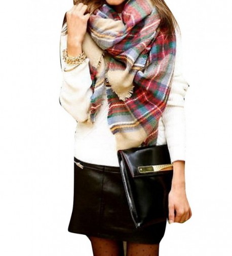 Plaid Checked Tartan Scarf Shawl