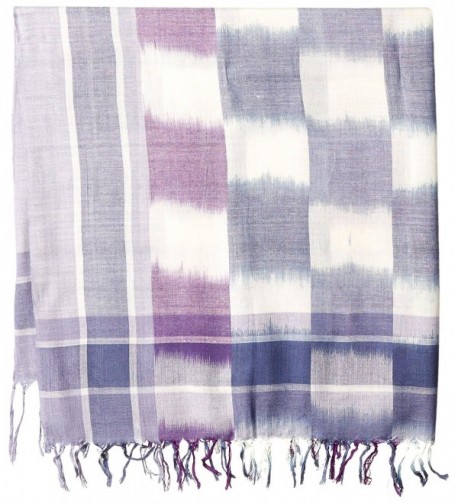 Fiorentina Womens Plaid Checkered Fringe