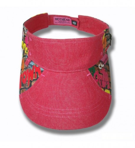 Hothead Wide Visor Graffiti Denim in Men's Visors