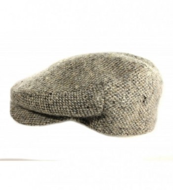 Biddy Murphy IVY Cap 100% Wool Tweed Tan Fleck Jonathan Richards Irish Made - CK17Z3Q05SU