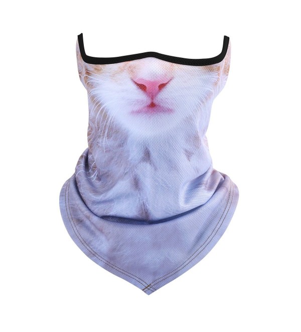 Unisex 3D Prints Animal Pattern Half Face Mask Neck Gaiter Warmer Scarf ...