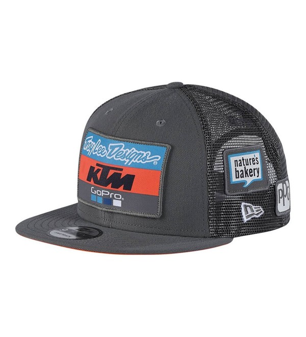 Troy Lee Designs Men's 2018 KTM Team Snapback Adjustable Hats - Charcoal - CO189IN8L3S