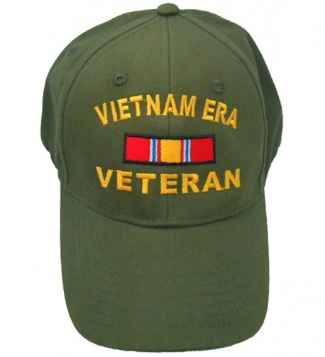Vietnam ERA Veteran Cap w/ Bumper Sticker OD Green Hat Army Navy Air Force Marine - CG186CRZ8Y7