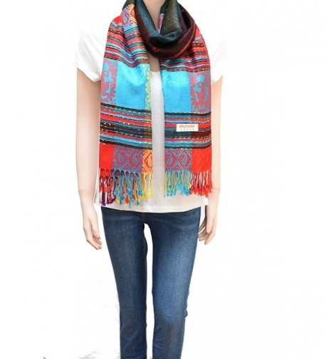 Flyingeagle Trade Rainbow Colorful Pashmina in Wraps & Pashminas