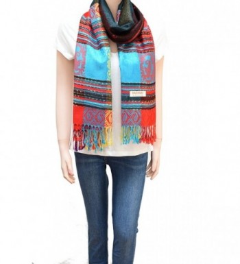 Flyingeagle Trade Rainbow Colorful Pashmina in Wraps & Pashminas