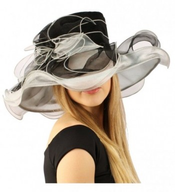 Kentucky Floppy Ruffle Organza Hat