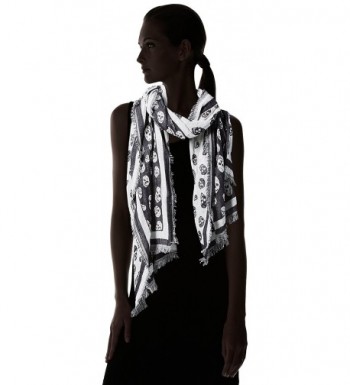 Collection XIIX Womens Skulls black in Fashion Scarves