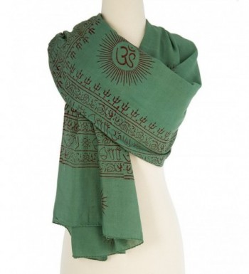 OMSutra OM Prayer Shawls Orange in Wraps & Pashminas