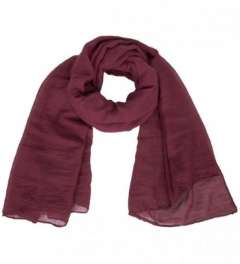 Womens Scarf Evening MissShorthair Burgundy in Fashion Scarves