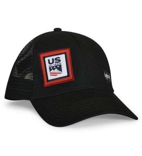 bigtruck USST Classic Mesh Snapback Baseball Hat- Black - CS186H2W3IO