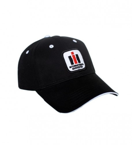 International Harvester IH Logo Hat- black with white accents - CX12CDF8XQT