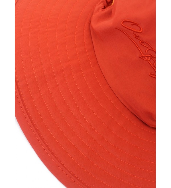 Outdoor Sun Hat Camouflage Bucket Mesh Boonie Hat Fishing Hats Orange  C9182Z7MRX2