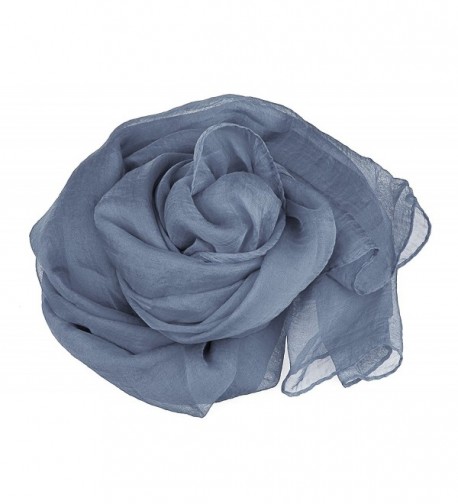 Scarf Women Chiffon Lightweight Color Gray