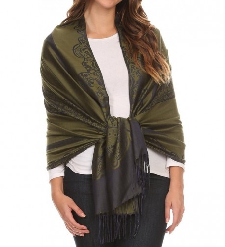 Sakkas 16116 Traditional Patterned Pashmina in Fashion Scarves