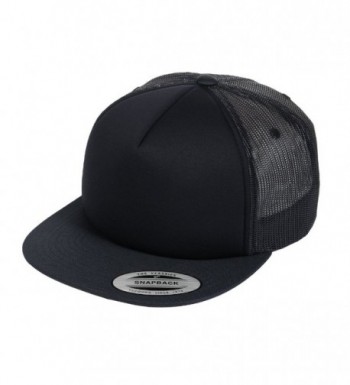 Yupoong 6005FF & 6005FW Foam Trucker Snapback by Flexfit- (Black) - CF11VNHBWL7