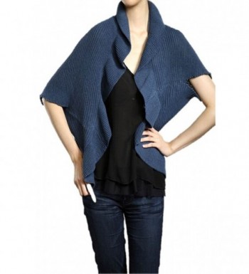 Designer Inspired Scape/Shawl/Wrap - Indigo - C91147D3IMP