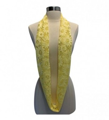 Yellow Sheer Spring Circle Infinity