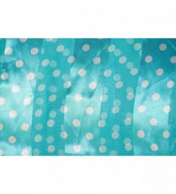 Polka Scarf Inch Teal Blue