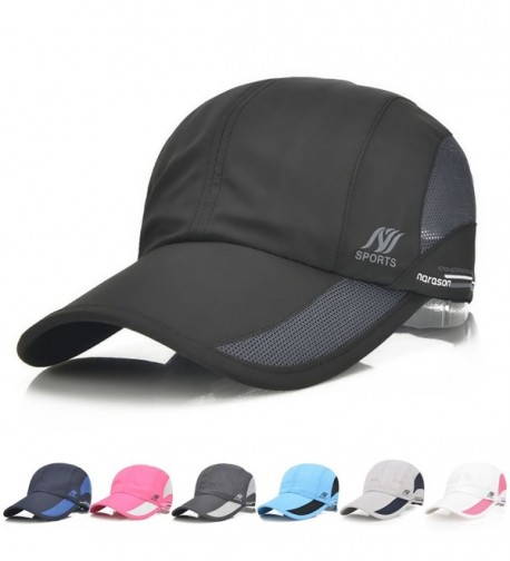 Sport Cap Summer Quick drying Sun Hat UV Protection Outdoor Cap For Men- Women - Black - CJ187AEODLX