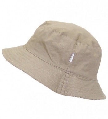 Reversible Summer Floppy Bucket Hat W/Hawaiian Designs (One Size) Tan ...