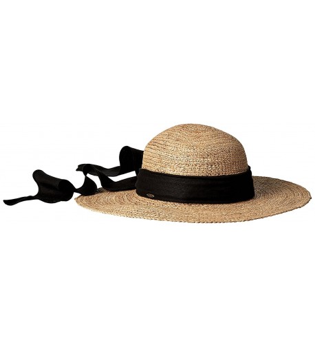 Scala Women's Big Brim Raffia Hat - Tea - C3110P49LIP