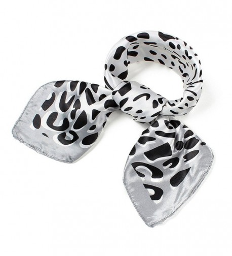 Sexy Women Fashion Neck Square Scarf Leopard Satin Bandana Neckerchief - Leopard_5 - CC1237WS673