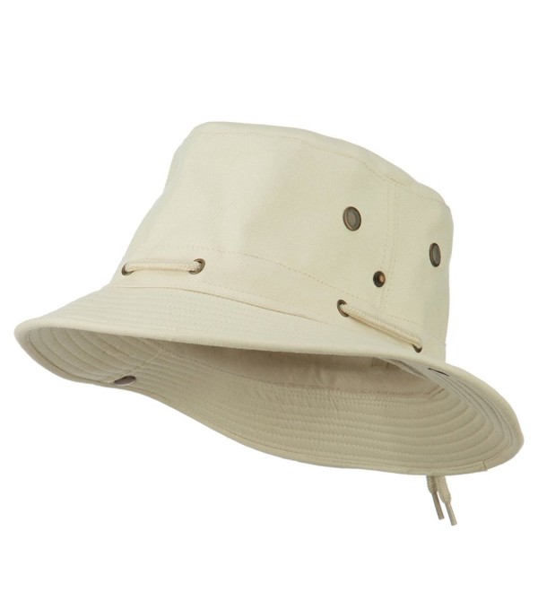 UPF 50+ Canvas Boonie Hat - Beige - CQ11PN6F6PH