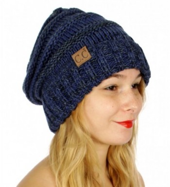 SERENITA Tricolor Oversized Slouchy Beanie