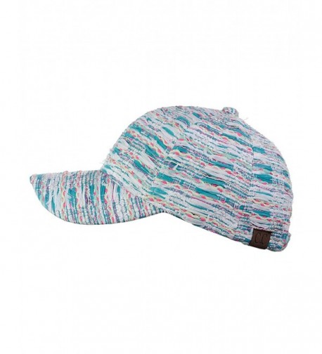 C C Metallic Multicolor Adjustable Precurved in Women's Baseball Caps