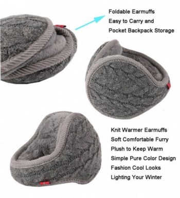 Earmuffs Polemax Foldable Adjustable Earwarmer in Women's Cold Weather Headbands