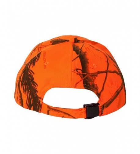 Joes USA TM Camouflage Caps Realtree Blaze Orange in Men's Baseball Caps