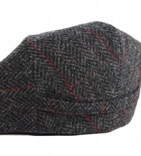 Trinity Charcoal Herringbone Irish Mucros in Men's Newsboy Caps