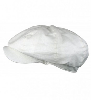 Linen Panel Applejack Gatsby Newsboy in Men's Newsboy Caps